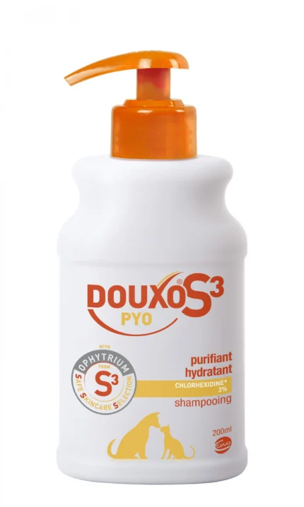 douxo s3 pyo champu 200 ml perros gatos clorhexidina malassezia dermatitis bacteriana