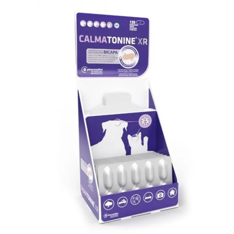 Calmatonine bicapa XR tranquilizante para perros y gatos