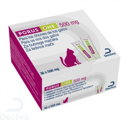 porus one gatos 500 mg 30 sobres suplemento renal toxinas uremicas gatos
