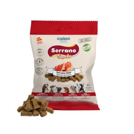 serrano snacks jamon serrano 85 g perros premio natural sabroso snack perros